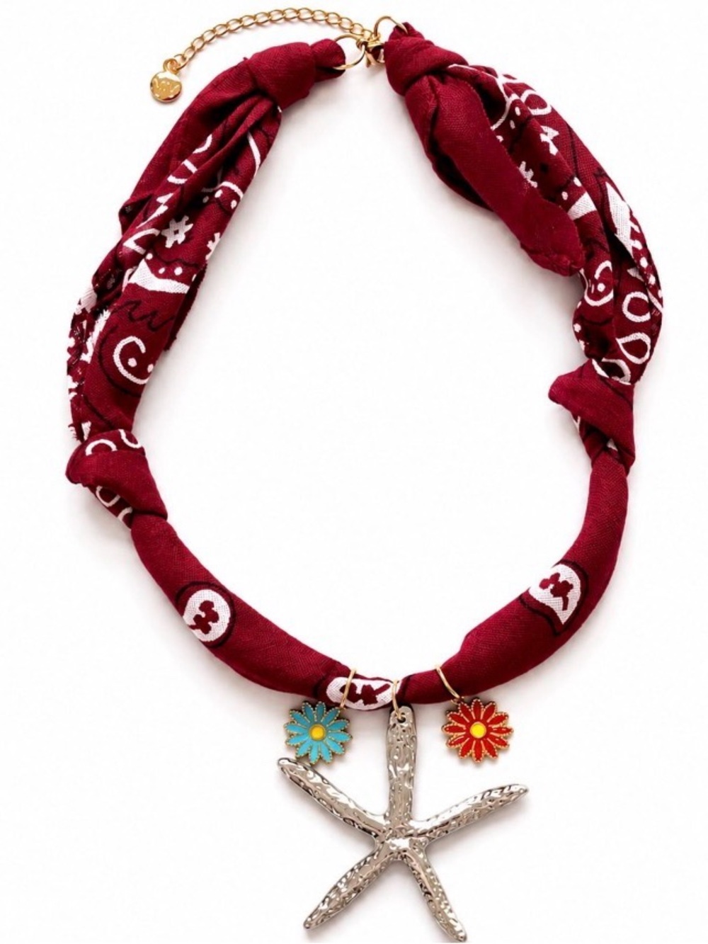 Mayamar BOHO STARFISH BANDANA NECKLACE
